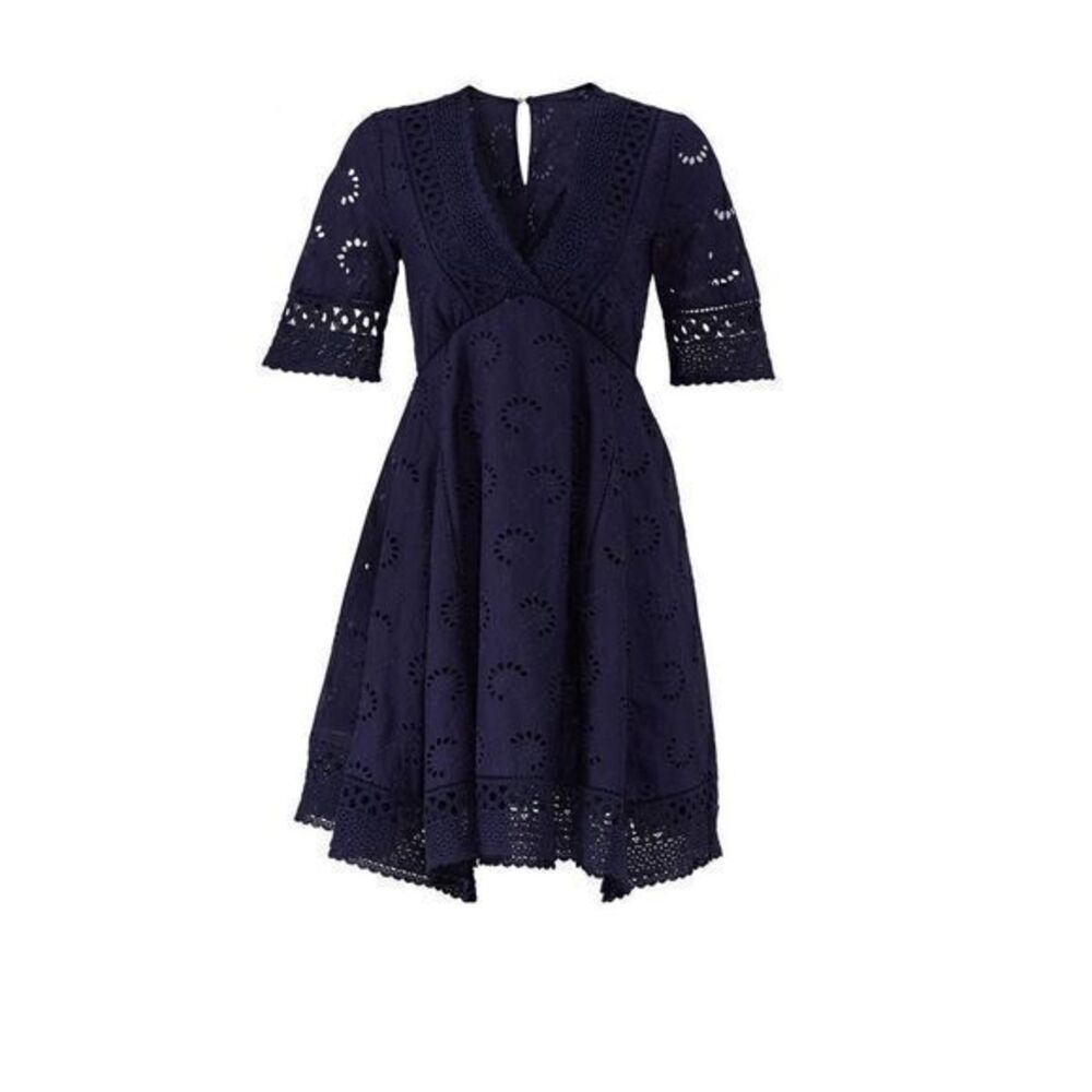LOUNA Embroidered Tracy Dress SMALL